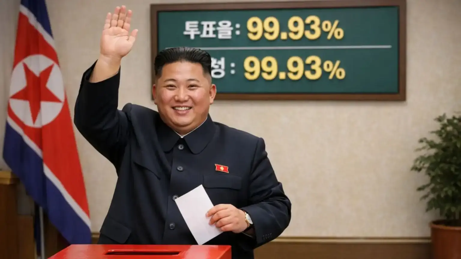 shocking result in north korea elections kim jong uns party wins all 687 seats with 99 93 votes