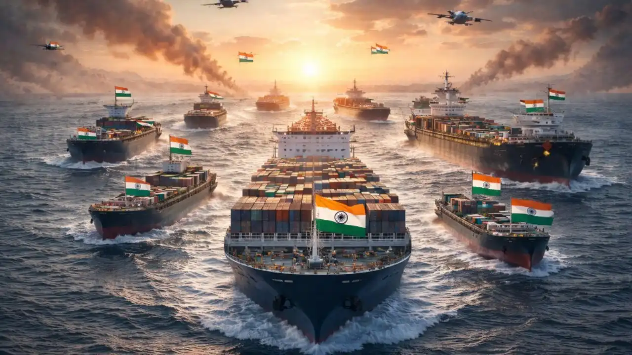 amid the middle east crisis 8 indian ships pass through the strait of hormuz leading the world in successful transport operations