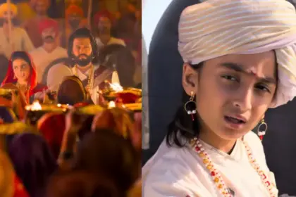 at the age of 10 this star kid makes his debut sharing the screen with riteish deshmukh and genelia in raja shivaji