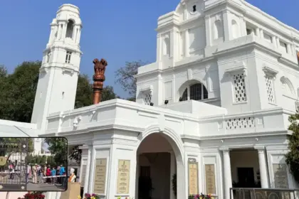 delhi assembly security breach car entry cctv investigation