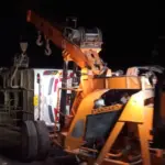 drivers sleep turned fatal sleeper bus overturns in kota 3 killed and 35 passengers injured