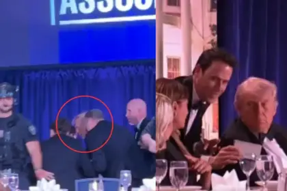 gunfire erupts during white house dinner party donald trump gives first reaction
