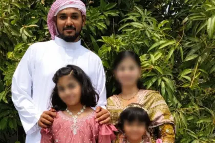 horrific act for sons wish husband drowns pregnant wife and two daughters in swimming pool