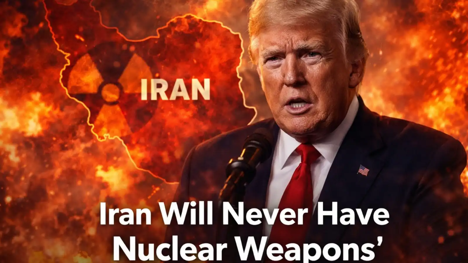 iran must not be allowed to build a nuclear bomb trumps first reaction after peace talks fail in pakistan
