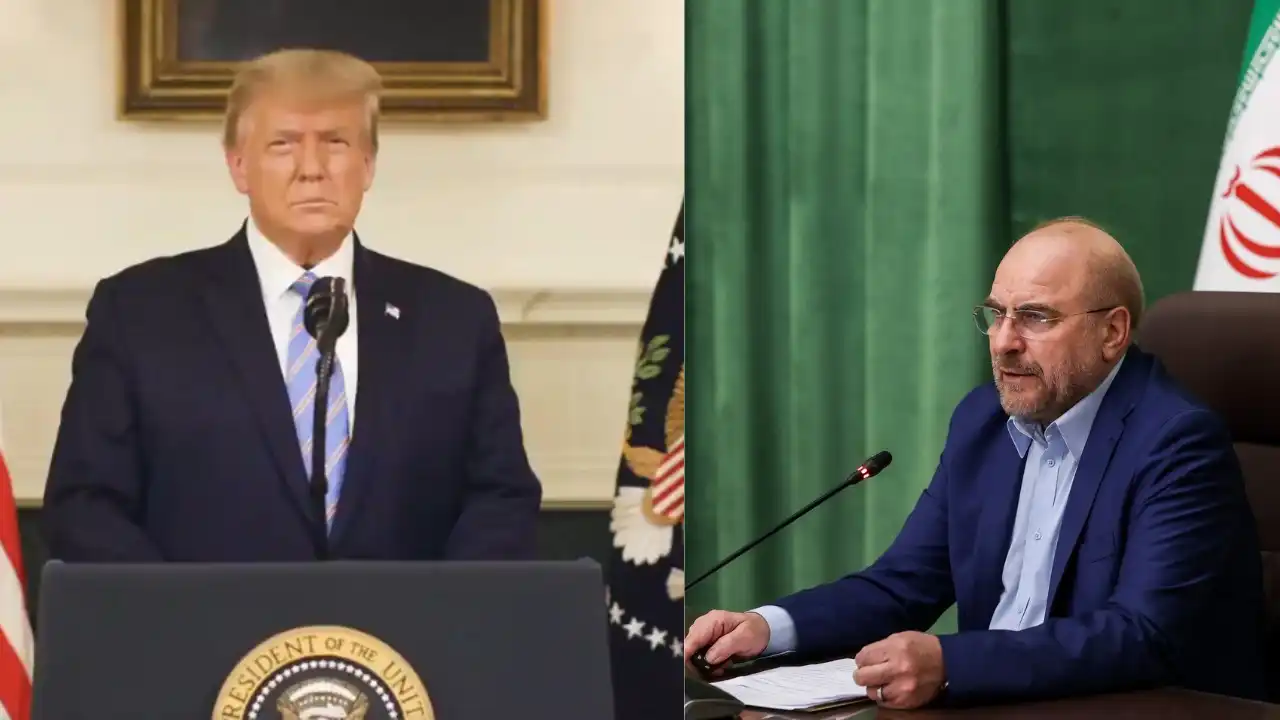 iran us peace talks ceasefire tensions trump ghalibaf nuclear warning