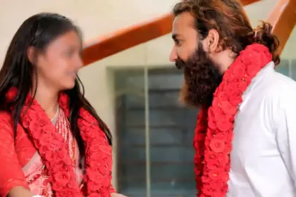mahakumbh viral girl monalisa confirmed as minor husband farhan khan booked under pocso act