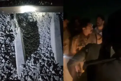 massive late night blast on railway track in patiala body parts recovered from the spot