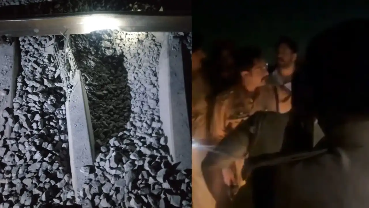 massive late night blast on railway track in patiala body parts recovered from the spot