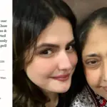 mourning at zareen khans home actresss mother passes away