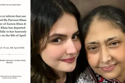 mourning at zareen khans home actresss mother passes away