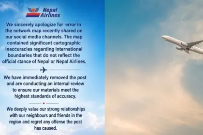 nepal airlines wrong map india apology controversy