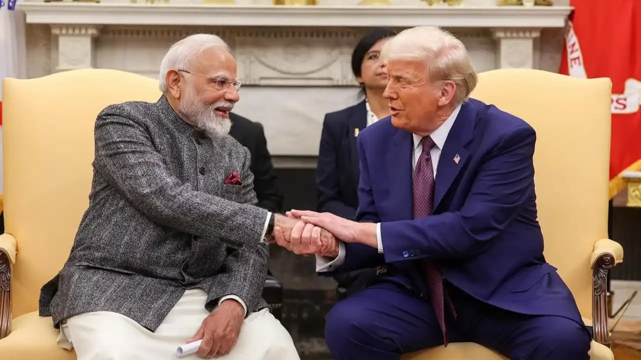 no place for violence in democracy pm modi reacts to firing at president trumps dinner event