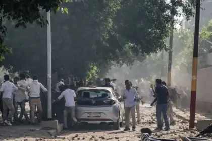 noida violence qr code whatsapp group labour protest reveal