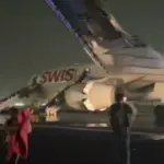 panic at delhi airport plane engine fails before takeoff several passengers injured