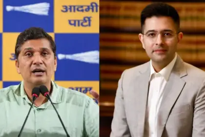 raghav chadha deletes x posts criticizing pm modi and bjp aap leader saurabh bharadwaj makes major claim