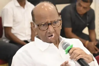 sharad pawar hospitalized mumbai breach candy baramati bypoll voting update