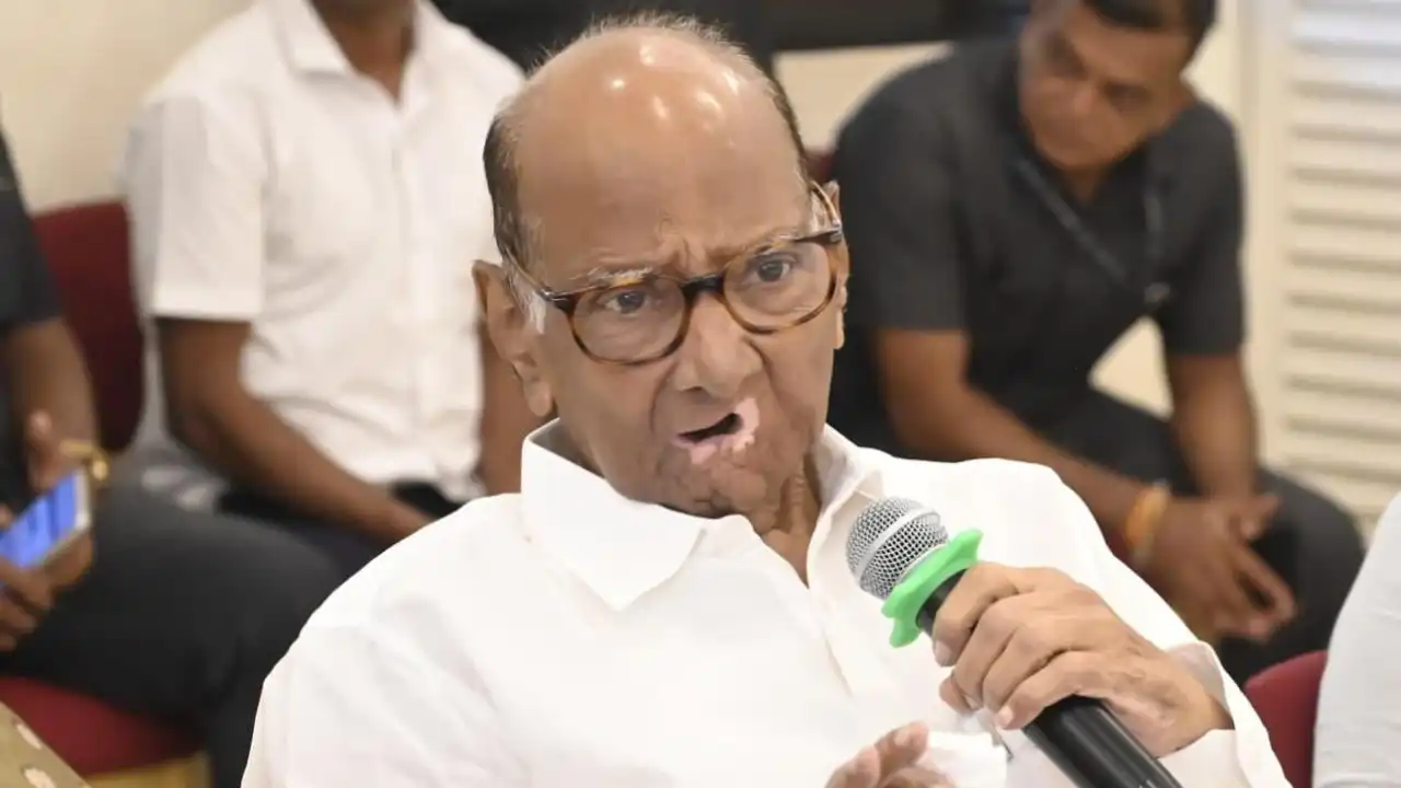 sharad pawar hospitalized mumbai breach candy baramati bypoll voting update