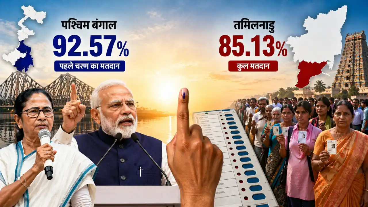 west bengal and tamil nadu echo with record breaking turnout voting creates history for the first time since independence