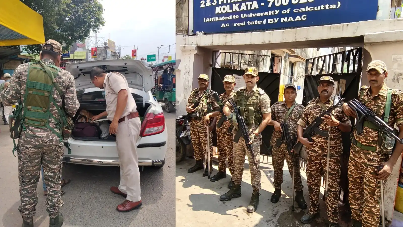 west bengal election 3000 security forces deployed tight security arrangements