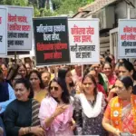 women reservation bill shiv sena protest mumbai congress controversy