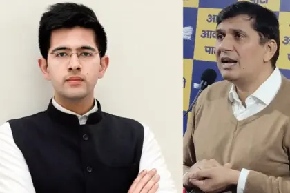 youve become afraid raghav no longer kejriwals soldier aap leaders react to raghav chadha