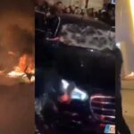 after psgs victory vandalism and violence erupt in paris fans set parts of the city on fire video goes viral