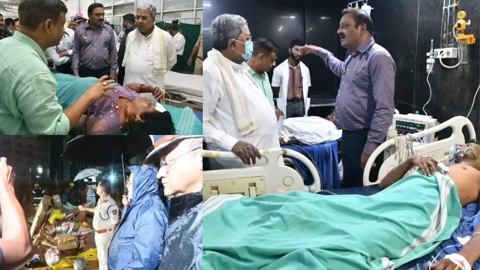 bengaluru barish deewar giri 10 maut baadh jaisi sthiti