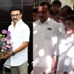 big political split in aiadmk ahead of floor test party divides into two factions one faction extends support to vijays tvk