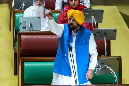 congress accuses cm bhagwant mann of attending session under the influence of alcohol