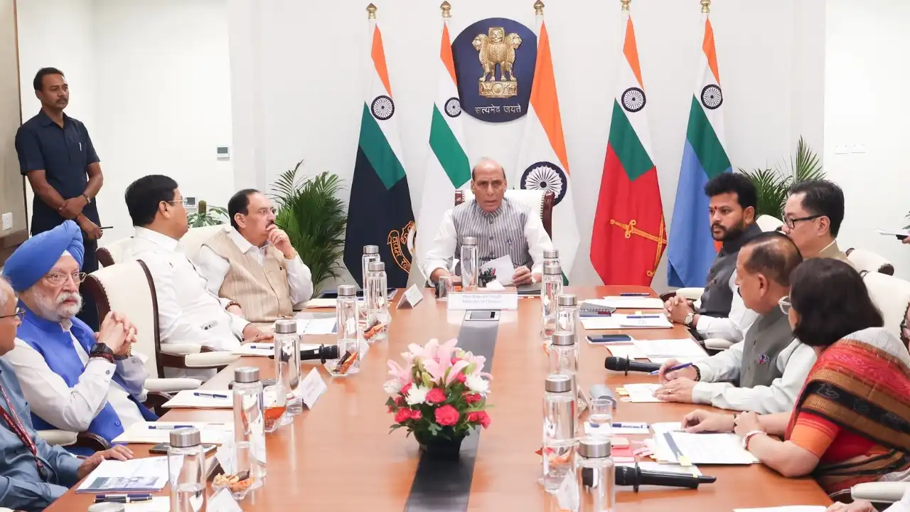 government on alert over west asia tensions rajnath singh holds key meeting with ministers and urges people to stay calm