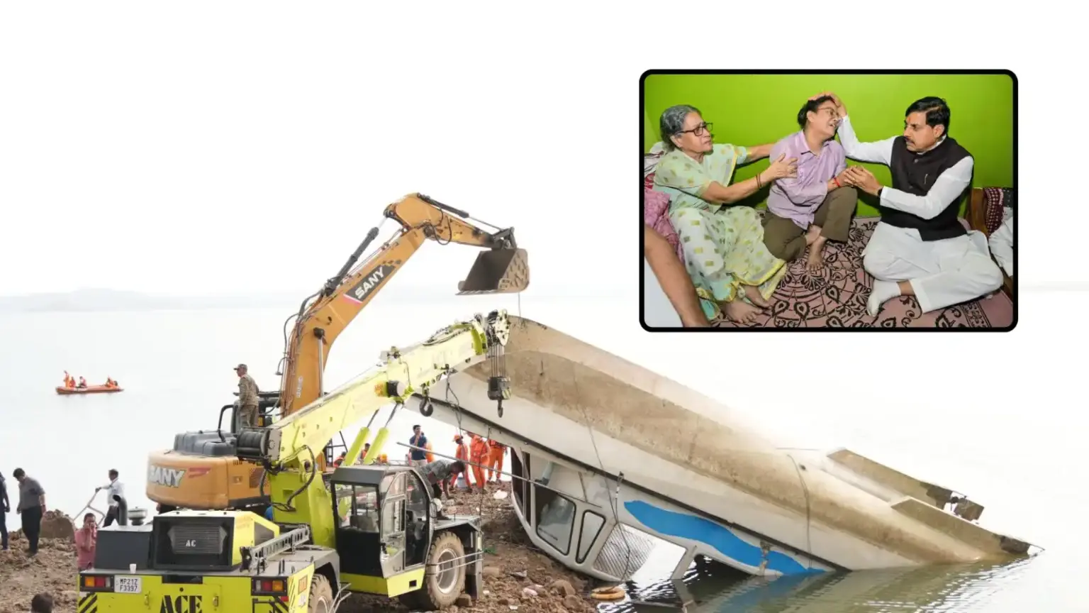jabalpur bargi cruise accident cm meets victims orders strict action