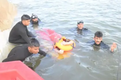 jabalpur boat tragedy heartbreaking image emerges of mother and 4 year old son found embraced in death
