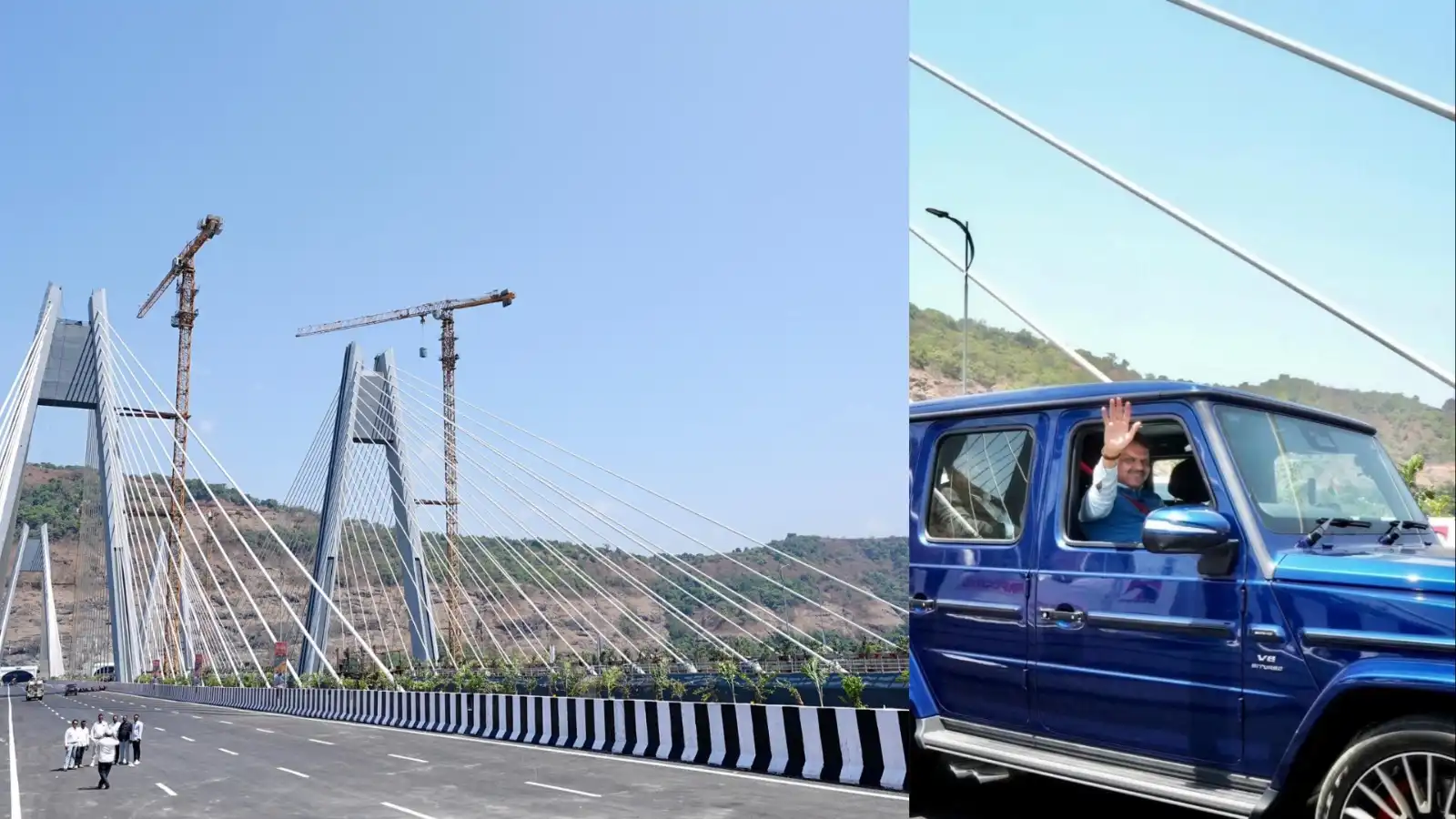mumbai pune expressway missing link devendra fadnavis drive