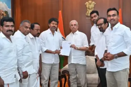 new power picture in tamil nadu thalapathy vijay claims government formation may take oath as chief minister tomorrow morning