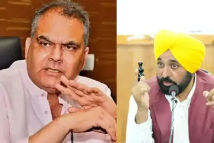 punjab politics heats up after ed raids on minister sanjeev arora cm mann targets bjp amid crackdown