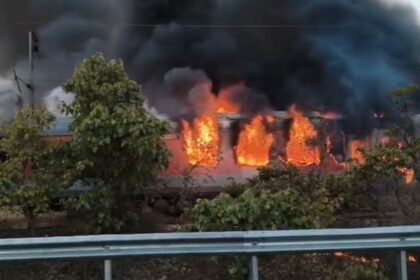 revelation of conspiracy in rajdhani express fire attempt made to set moving train on fire