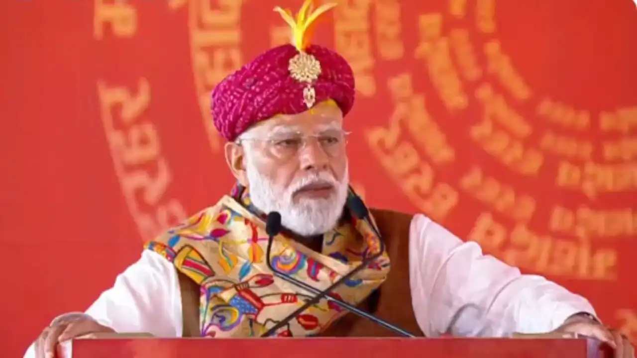 strong message from somnath pm narendra modi says no power can sends a stern warning to the world