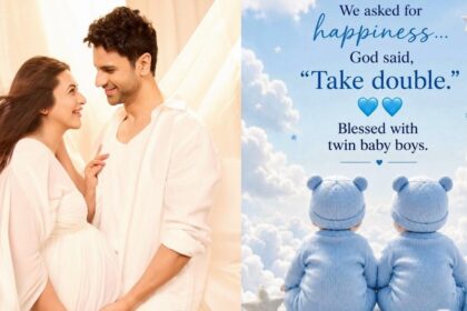 tv actress divyanka tripathi becomes mother welcomes twin baby boys vivek dahiya shares double joy news
