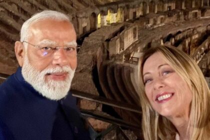 welcome to rome my friend giorgia meloni shares photo with pm modi