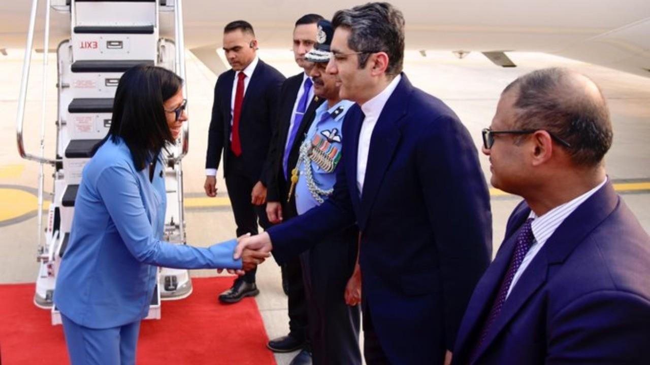 india venezuela ties set for a major boost as interim president delcy rodriguez arrives for key oil supply deal talks