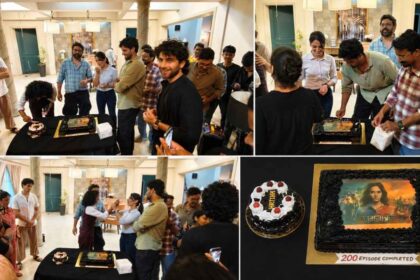 jagadhatri continues its remarkable journey cast celebrates 200 episode milestone see pictures from the special celebration